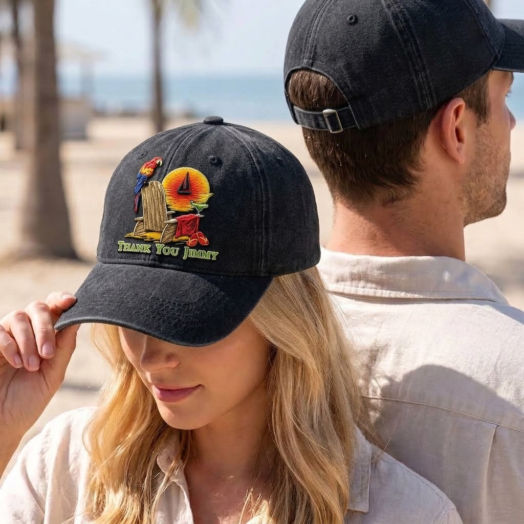 JBU Thank You Jimmy Tropical Sunset Cap