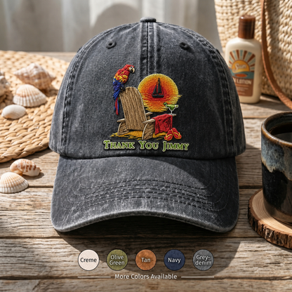 JBU Thank You Jimmy Tropical Sunset Cap