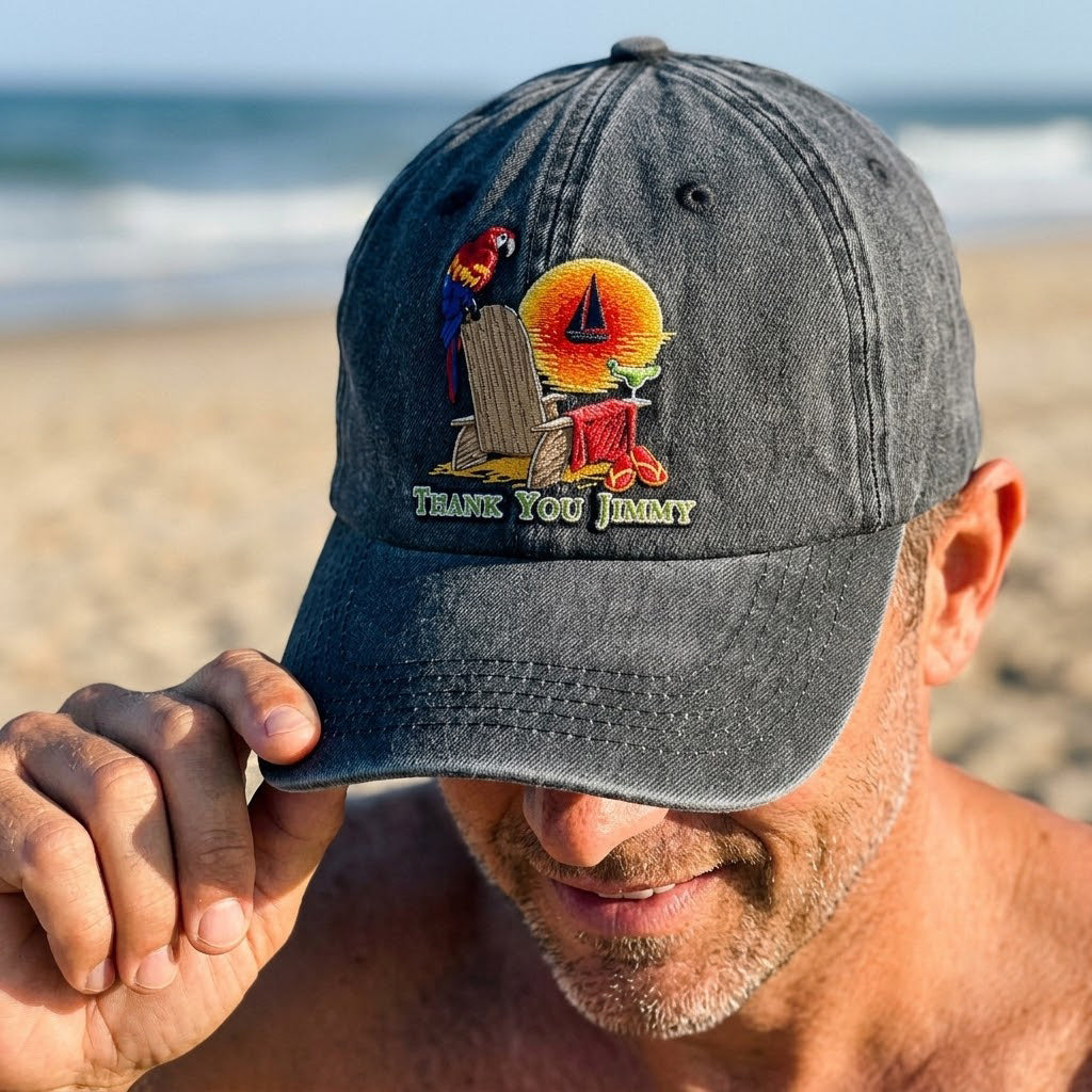 JBU Thank You Jimmy Tropical Sunset Cap