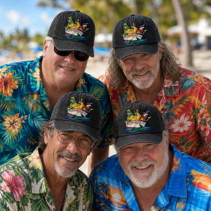 JBU Parrot Boat Tropical Cap