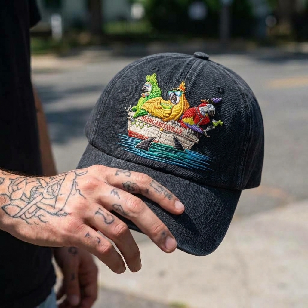 JBU Parrot Boat Tropical Cap
