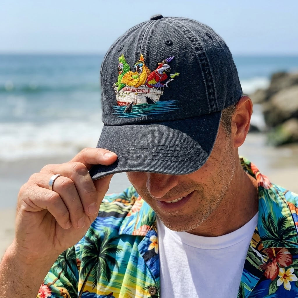 JBU Parrot Boat Tropical Cap
