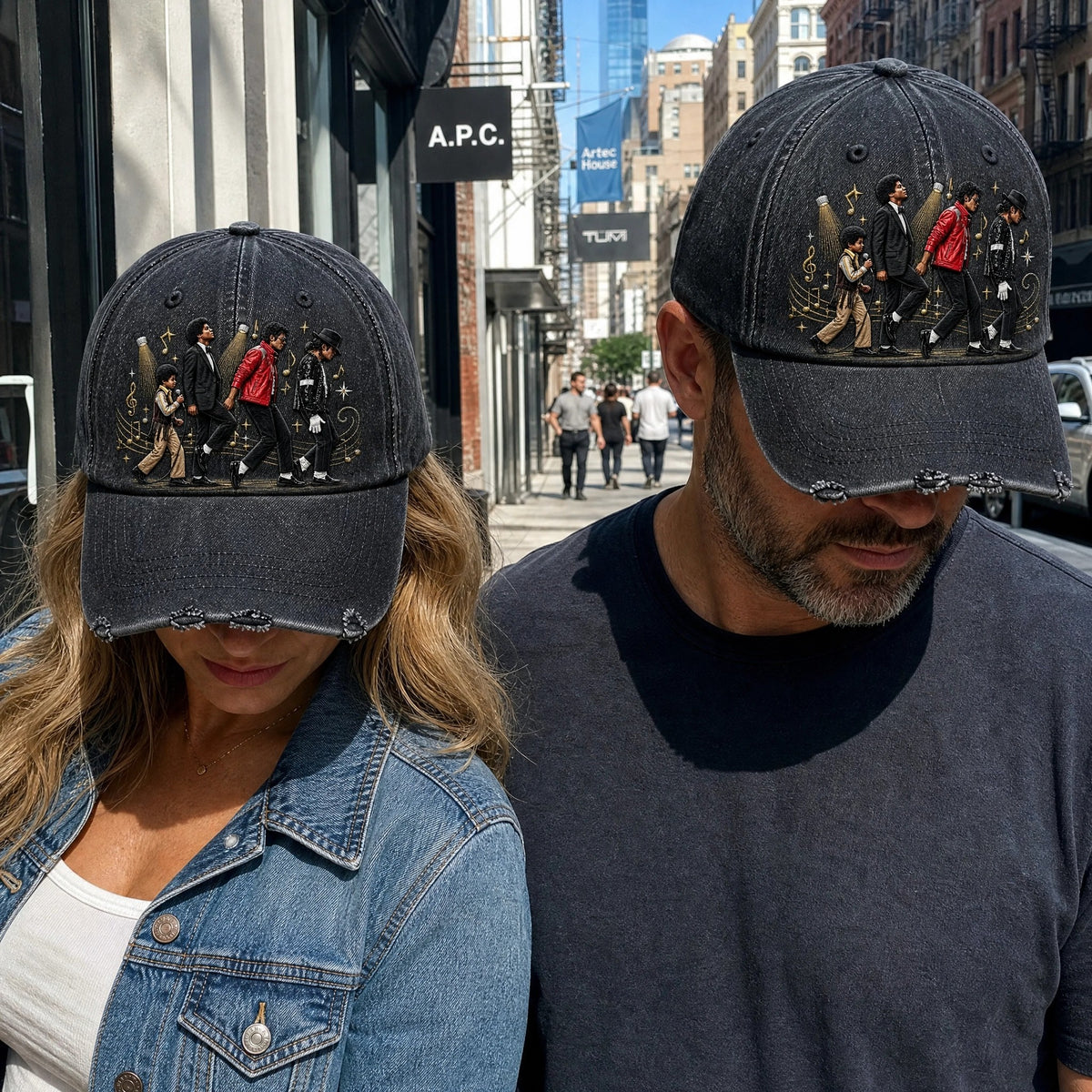 MJA Pop Rhythm Denim Cap