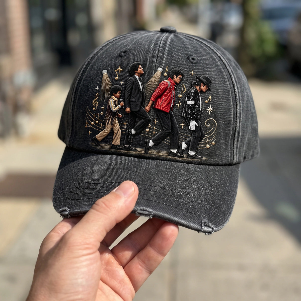 MJA Pop Rhythm Denim Cap