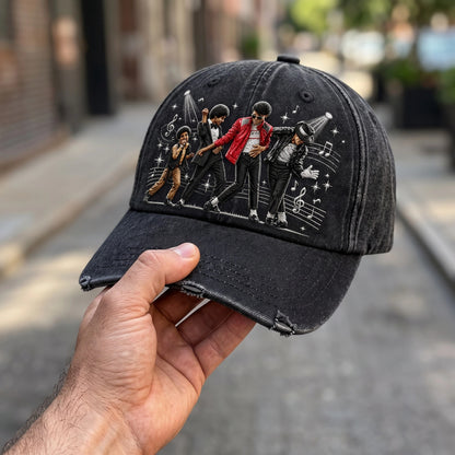 MJA Iconic Moonwalk Denim Cap