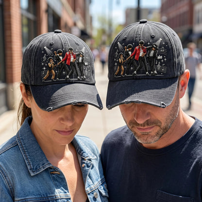 MJA Iconic Moonwalk Denim Cap