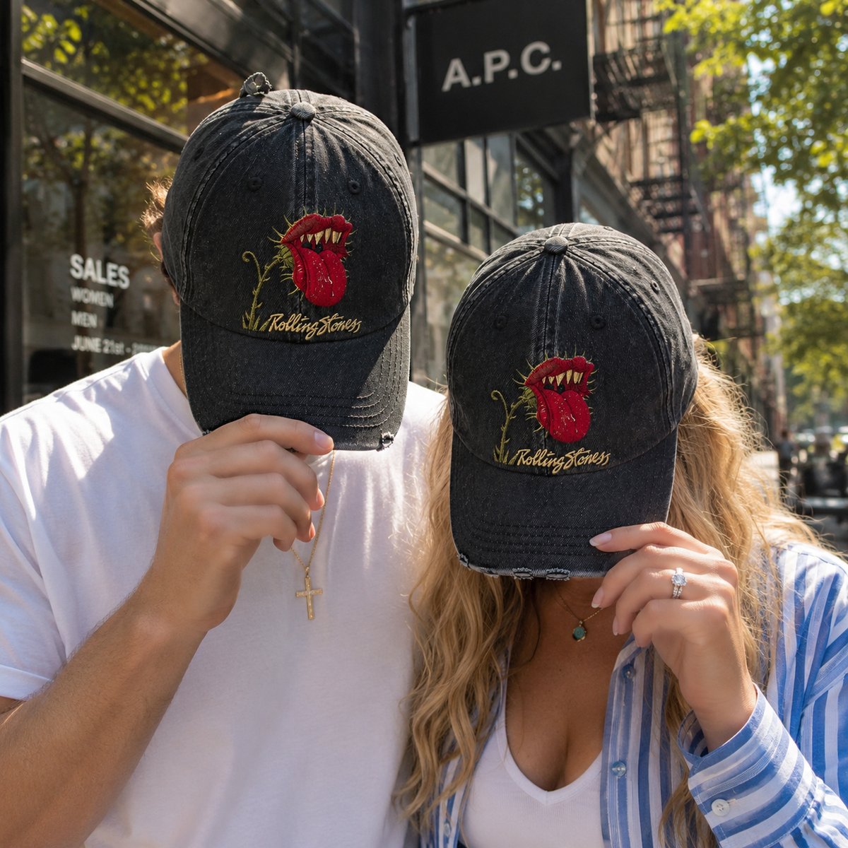 TRS Tongue Flower Logo Cap