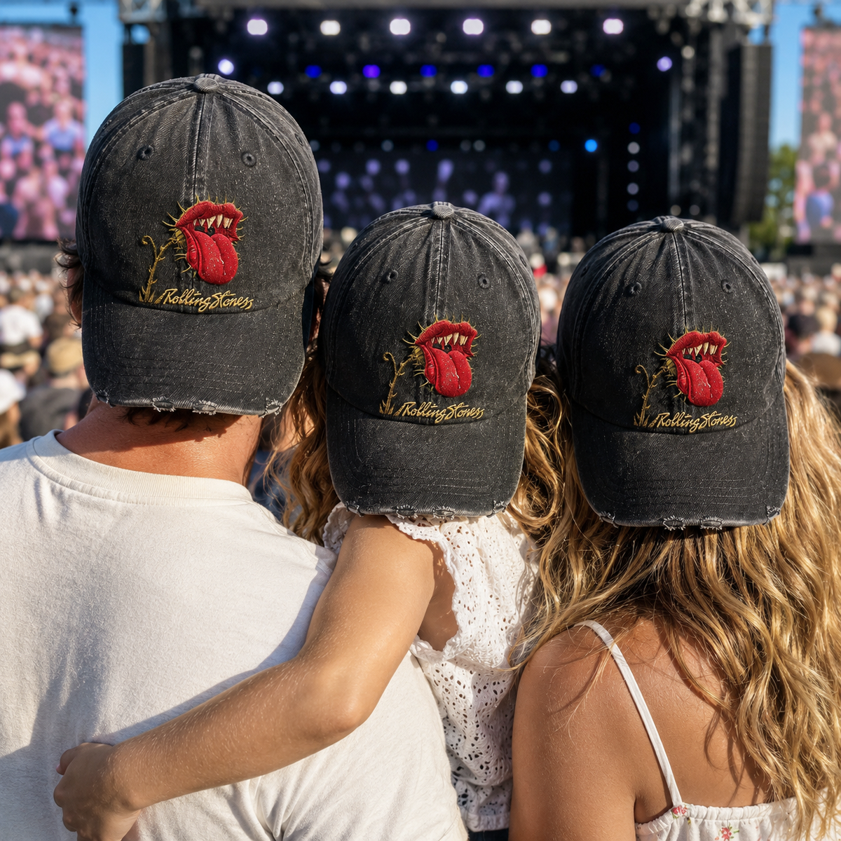 TRS Tongue Flower Logo Cap