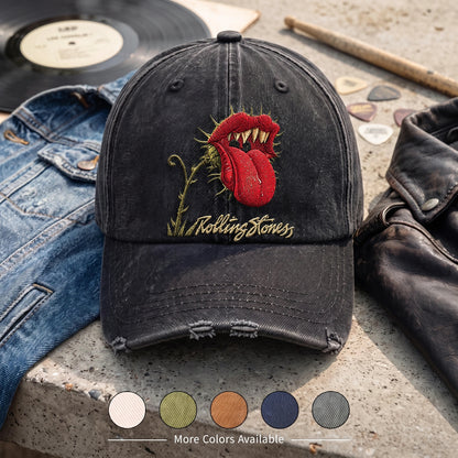 TRS Tongue Flower Logo Cap