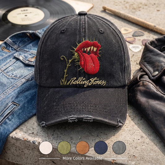 TRS Tongue Flower Logo Cap
