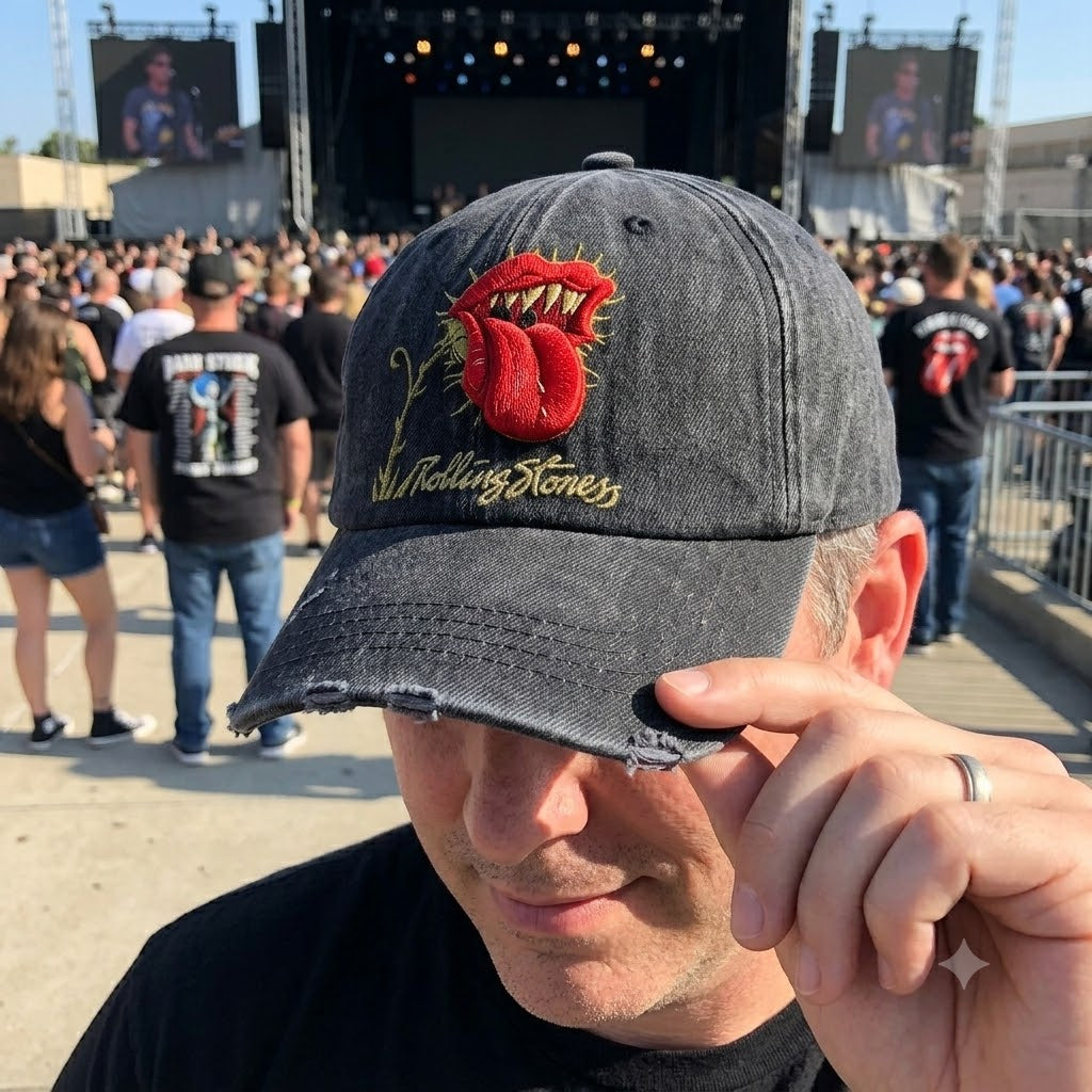 TRS Tongue Flower Logo Cap