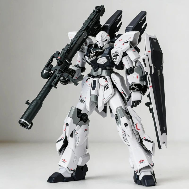 HG 1/144 217 Sinanju Stein Narrative Ver. White Prototype Mobile Assembly Mech Figure Kit Battle Model Desktop Ornament Toy Gift