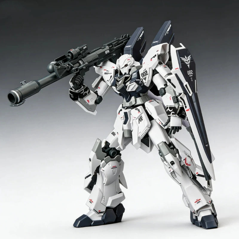 HG 1/144 217 Sinanju Stein Narrative Ver. White Prototype Mobile Assembly Mech Figure Kit Battle Model Desktop Ornament Toy Gift